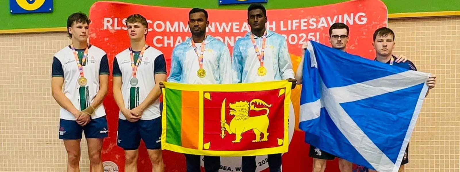 Gold Medal For Sri Lanka In Life Saving